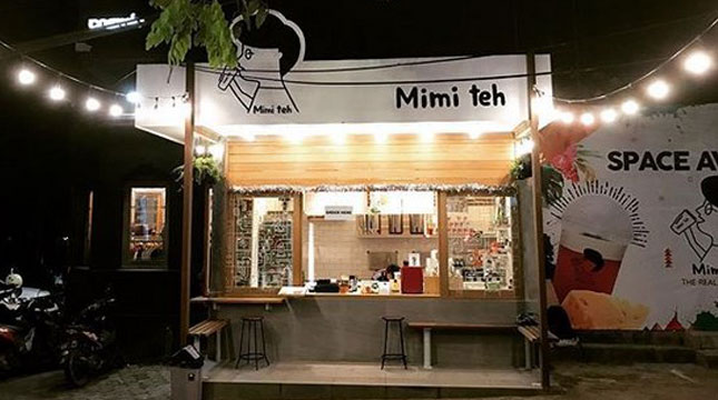 Kafe Mimi Teh di alan Trunojoyo Kota Bandung, Jawa Barat (Foto: @mimitehbandung/Instagram)