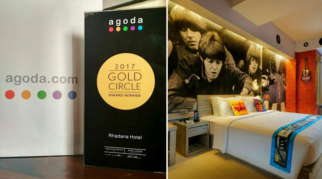 Rhadana Hotel Raih Penghargaan Agoda Circle Awards (GCA) 2017 (Foto: Dok. Kemenpar)
