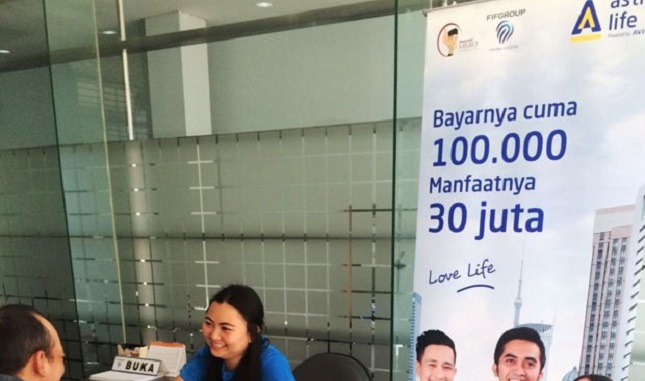 Tiga produk asuransi mikro hasil kerja sama Astra Life dan PT Federal International Finance (FIFGROUP) menunjukkan pertumbuhan gemilang. (IST)