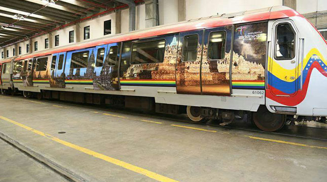Pariwisata Indonesia Hiasi Kereta Bawah Tanah di Venezuela (Foto: Dok. KBRI Venezuela di Caracas)
