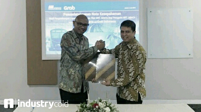 Grab kerjasama dengan MRT Jakarta