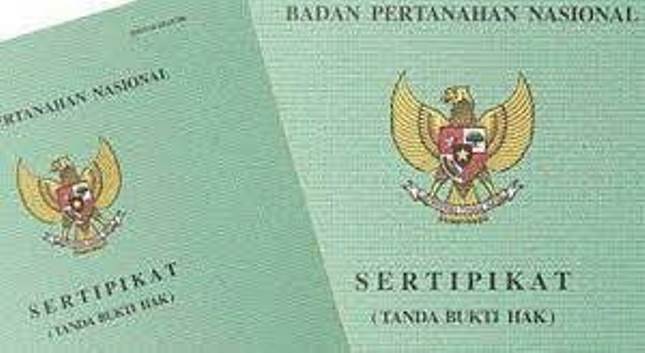 Sertifikat tanah (Foto Dok Industry.co.id)