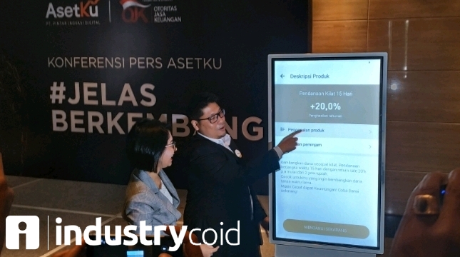 Direktur Asetku, Andrisyah Tauladan (Hariyanto/INDUSTRY.co.id)