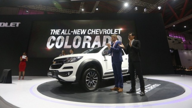 All-New Chevrolet Colorado, di ajang Indonesia International Motor Show (IIMS) 2017.
