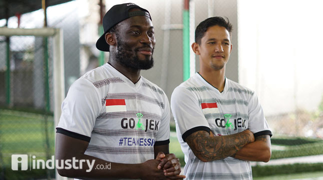 Essien dan Bachdim latih Mitra Driver Go-Jek