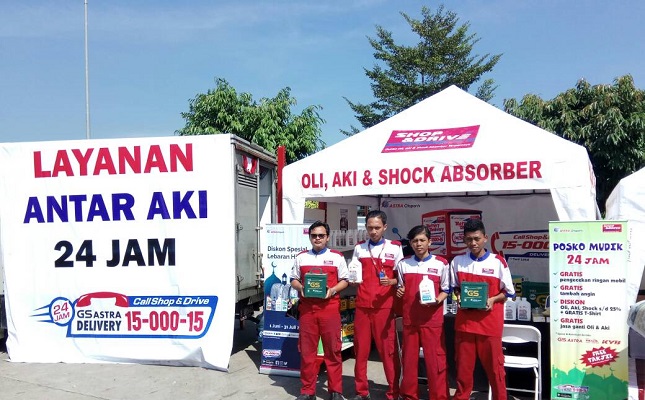 Shop&Drive; membuka posko mudik dan bengkel jaga