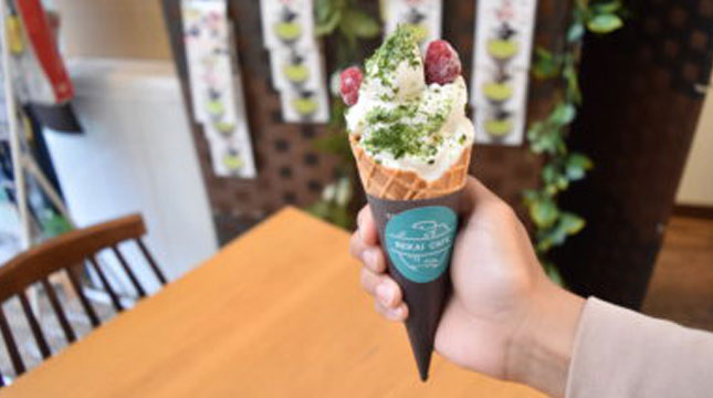 Norishio-soft, Es Krim Halal Rasa Rumput Laut di Jepang (Foto:halalmedia.jp)