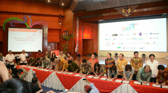 Wonderful Indonesia Co-Branding Forum (WICF) (Foto: Kemenpar)