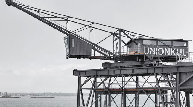 Hotel Crane di Pelabuhan Kopenhagen (Foto:Rasmus Hjortshj/COAST)