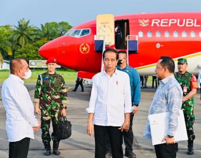 Dari Jambi Presiden Jokowi Lanjutkan Kunjungan Kerja