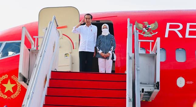 Presiden Jokowi Dan Ibu Iriana Lakukan Kunjungan Kerja