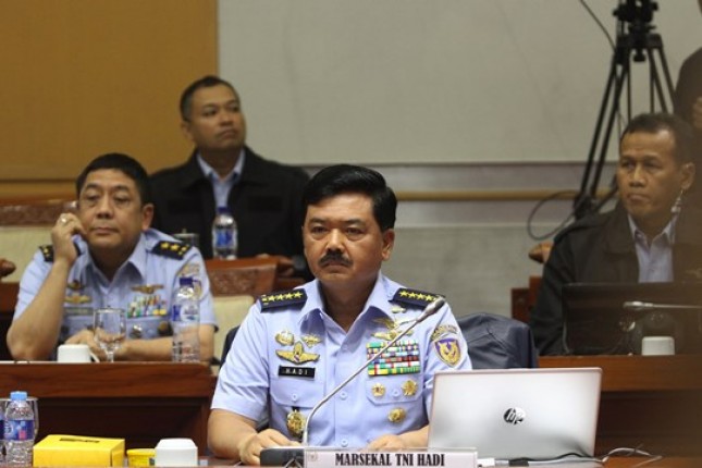 Paripura DPR Detujui Marsekal Hadi Tjahjanto Sebagai Panglima TNI (Foto Rizki Meirino)