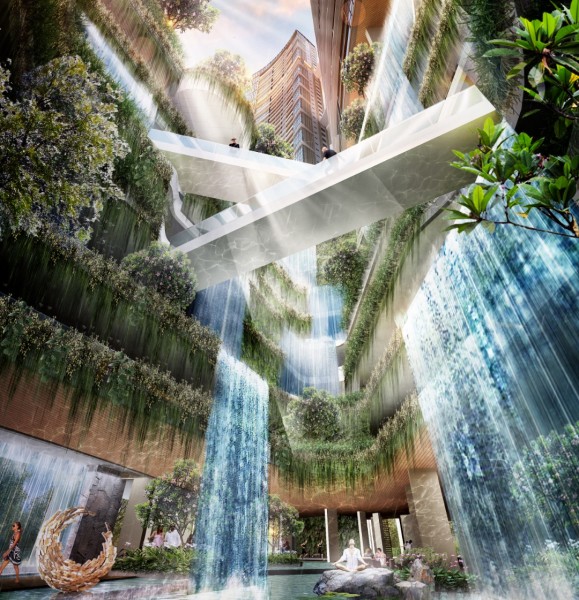 Proyek Grand Shamaya 'Water Fall' PT PP Properti (dok INDUSTRY.co.id)