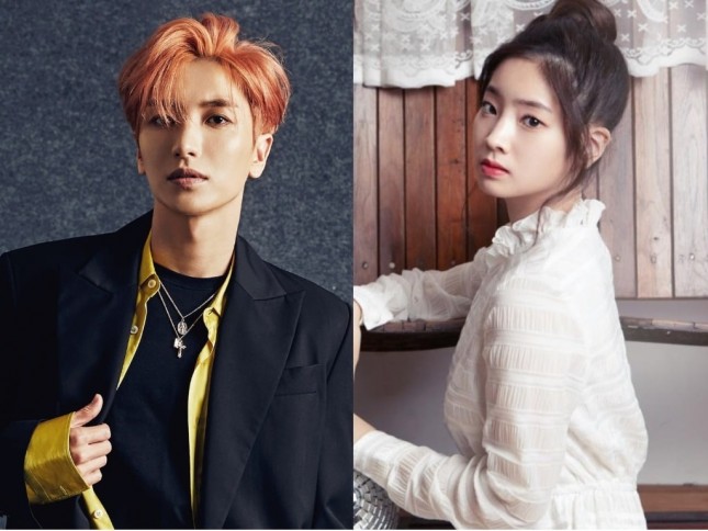 Leeteuk 'Super Junior' dan Dahyun 'TWICE'. (Source: www.Soompi.com)