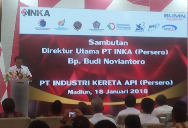 Kontrak Kereta LRT Jabodebek Ditandatangani (Foto Ridwan)