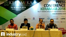 Konferensi pers Keramika 2018