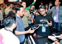 Presiden Jokowi Sepatu Snaker Lokal Mampu Bersaing di Pasar Global (Foto Setkab)
