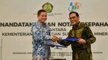 Penandatanganan kerjasama Kementerian ESDM dan BPS