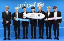 BTS dengan Unicef Jepang dalam kampanye #EndViolence. (Foto: Asiaone)