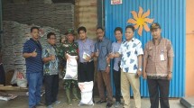 Eko Supriyanto selaku ketua tim sergab segera berkoordinasi terkait kondisi gudang dan daerah potensi panen diwilayah Tulang Bawang
