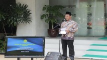 Menteri Pertanian Amran Andi Sulaiman di acara satu padu
