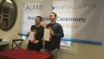 Agregator financial technology (fintech) syariah Alami menargetkan bisa menyalurkan pembiayaan hingga Rp 100 miliar kepada sektor Usaha Kecil Menengah (UKM) hingga akhir 2018.
