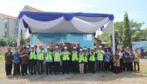 Kementerian Pekerjaan Umum dan Perumahan Rakyat (PUPR) RI menghibahkan pembangunan rumah susun sewa (rusunawa) untuk asrama mahasiswa Institut Teknologi Sepuluh Nopember (ITS) Surabaya (Foto: Humas ITS)