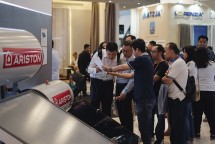 Ariston Thermo Indonesia (ATI) Pada Pameran IndoBuildTech 2018, (Foto : dok Industry.co.id)