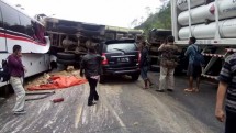 Kecelakaan mobil di jalan raya (Foto Dok Industry.co.id)