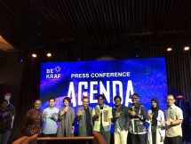 Jumpa pers Agenda Show 2018 bersama Bekraf dan kelima brand lokal fashion streetwear di Hard Rock Cafe, Jakarta. (Foto: Dina Astria)