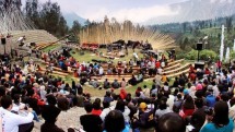 Panggung Amphiteater Tempat Gelaran Jazz Gunung 2018
