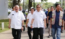 Menkominfo Rudiantara dan Gub Sumsel Alex Noerdin (Foto Dok Industry.co.id)