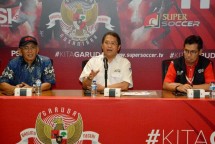 Menteri Komunikasi dan Informatika Rudiantara dalam Kunjungan Media untuk melihat infrastruktur telekomunikasi di Stadion Gelora Bung Karno, Jakarta, Kamis (26/07/2018) sore.