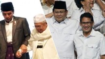Pasangan Joko Widodo-KH. Ma`ruf Amin mendapatkan nomor urut 1 dalam Pemilu Presiden 2019. Dengan demikian, pasangan Prabowo Subianto dan Sandiaga S Uno memperoleh nomor urut 2.