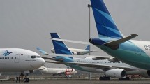 Garuda Indonesia. (Romeo Gacad/AFP)