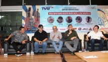 Agi Sugianto, Naratama, Rumy Azis, Seno M Hardjo, dan Rahayu Kartawiguna Dalam Sesi Diskuis yang Diselenggarakan oleh Forum Wartawan Hiburan (Forwan) Indonesia