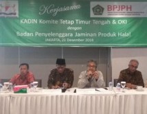 Penandatanganan MoU antara Kadin dengan BPJPH