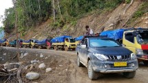 Kondisi Jalan Trans Papua Ruas Jayapura-Wamena