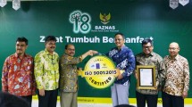 BAZNAS Kembali Raih Sertifikat ISO 9001-2015