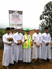 Peletakan batu pertama pesantren Tahfiz