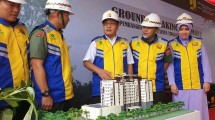 Ground Breaking Rusun Tingkat Tinggi Paspampres di Markas Komando Paspampres