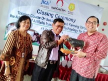 Peternak ikan asal Palestina di Indonesia bersama Kementan