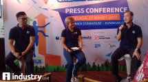 Direktur Pembiayaan Retail PT BFI, Sutadi, Rase Director Management Run ID Bertha Gani, dan Direktur Keuangan & Teknologi Informasi PT BFI Sudjono (Hariyanto/INDUSTRY.co.id)