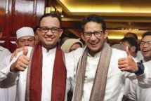 Gubernur DKI Anies Baswedan-Wakil Gub Sandiaga Uno (Foto Ist)