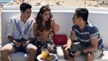Adegan film "One Fine Day" yang tengah syuting di Barcelona Spanyol
