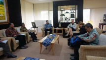 Menteri Perindustrian, Airlangga Hartarto saat menerima kunjungan Duta Besar Kerajaan Norwegia untuk Indonesia, Hilde Solbakken
