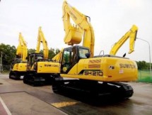 Produsen alat berat asal Jepang, Sumitomo Heavy Industries Ltd (Foto Ridwan)