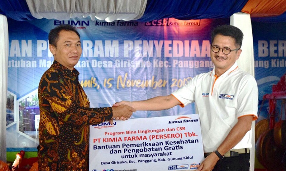 KIMIA FARMA PEDULI AIR BERSIH UNTUK MASYARAKAT