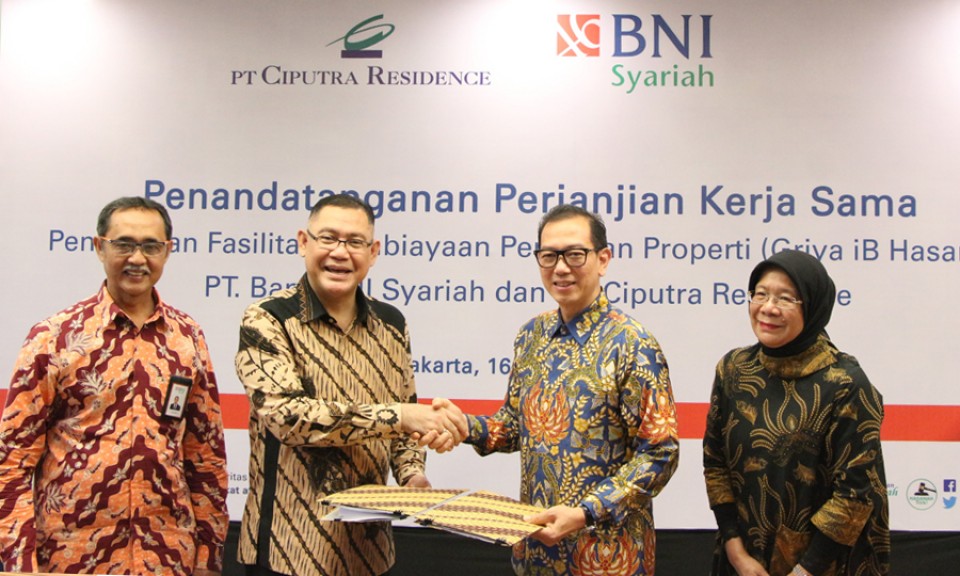 Kerjasama BNI Syariah Dengan Ciputra