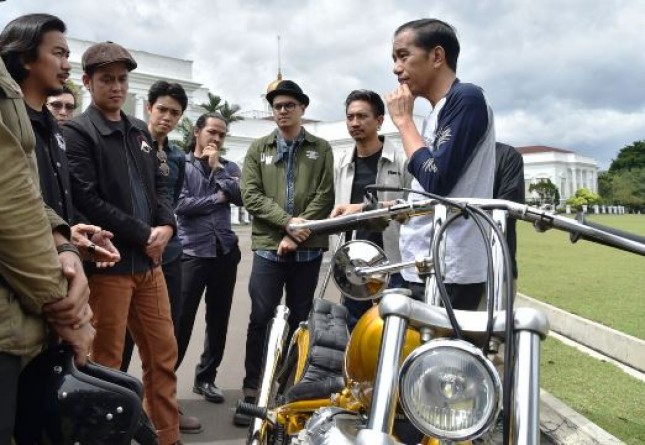 Presiden Jokowi Beli Motor Chopperland 